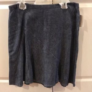 CAbi Linen skirt NWT